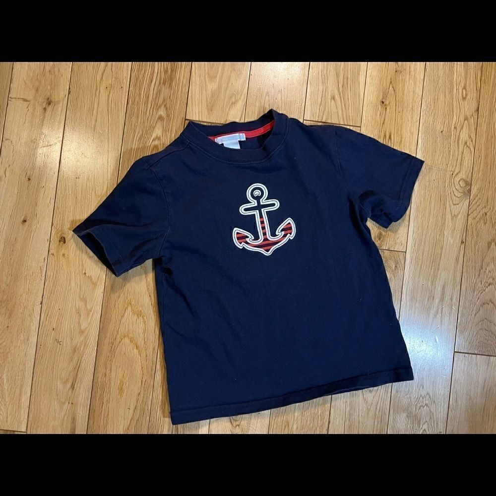 Janie and Jack Anchor Sailor Tee Size 5